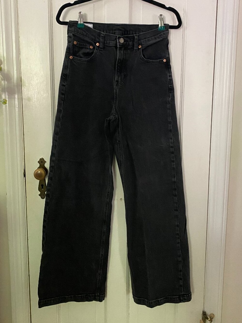 Gap High Rise Stride Wide Leg Jeans